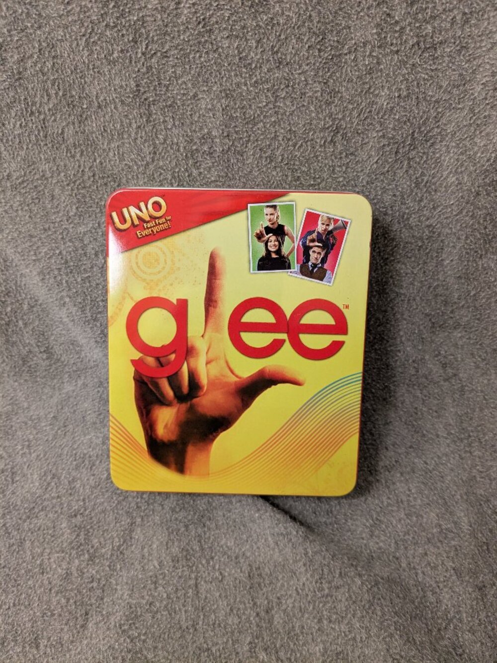 New!  Glee Themed Uno Game in Tin